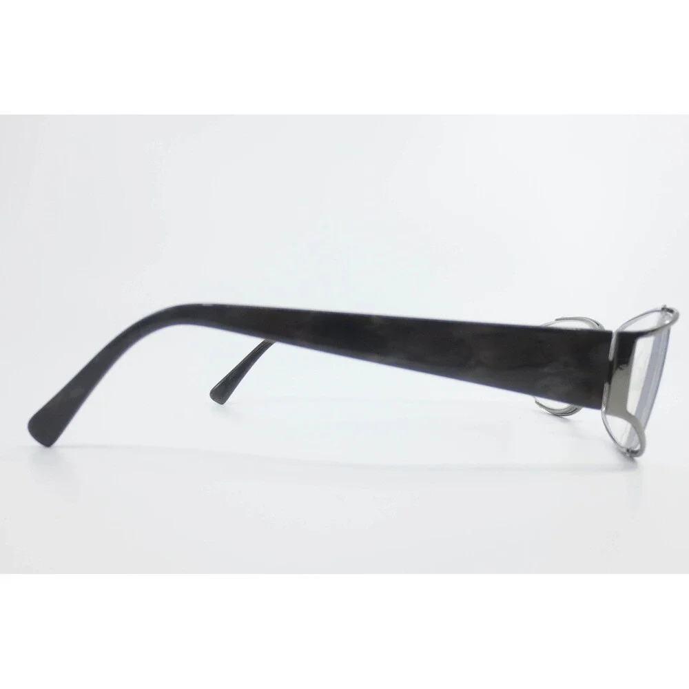Giorgio Armani GA 480 EOA Gunmetal Rectangular Eyeglasses Frames Italy 54-18-130